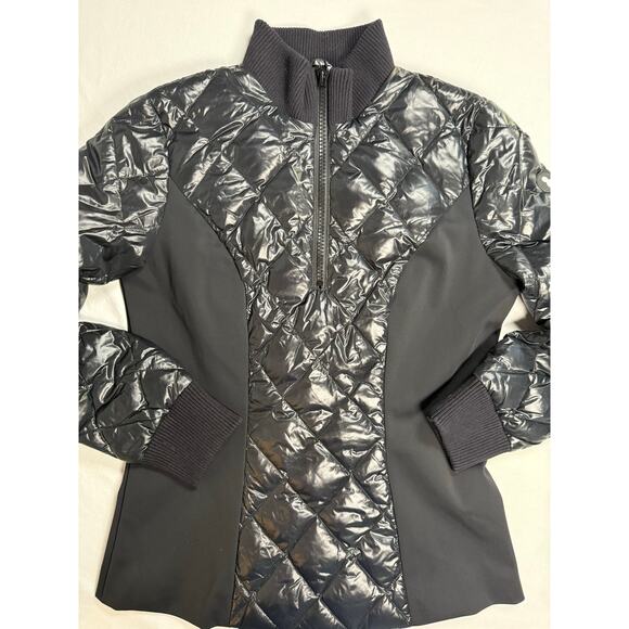 Snowman New York Puffer Jacket Size SMALL White Duck Down - Picture 3 of 14